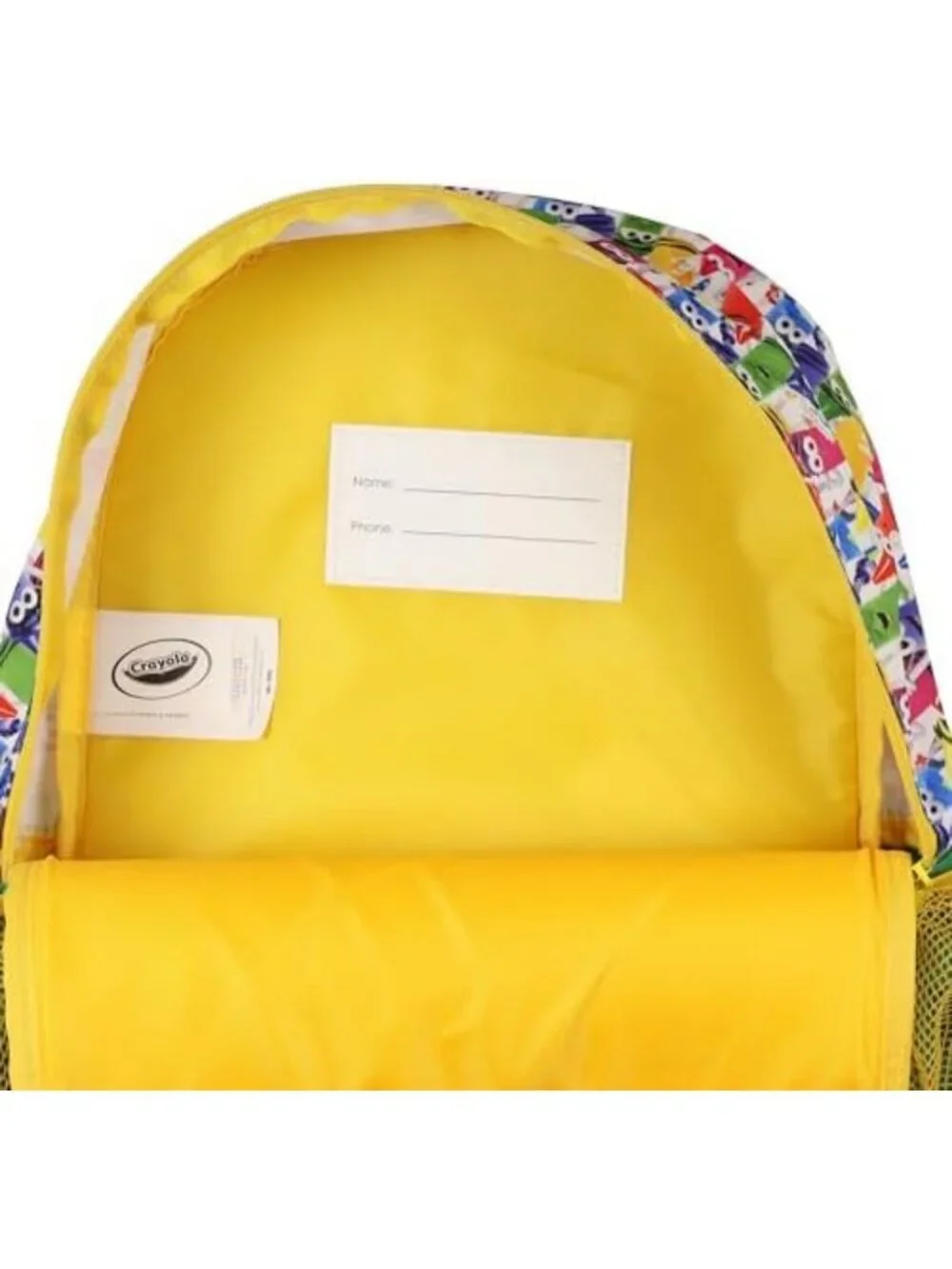 Colorful Crayon Crew Backpack Set | 3-Piece with Lunch Box & Pencil Case